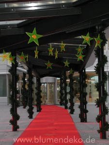 Weihnachtsdekoration Swiss Life Garching