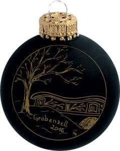 Weihnachtskugel 2016, 100 Jahre Russenbrücke